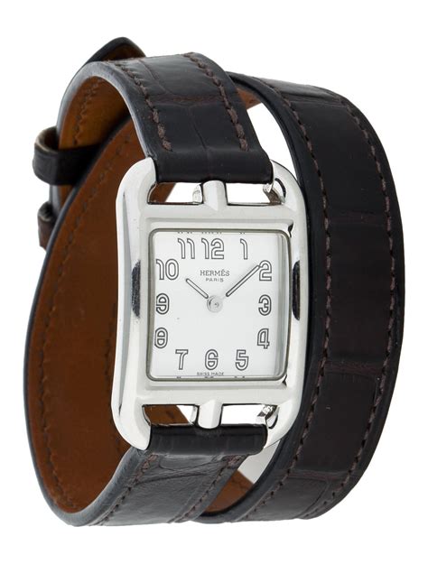 hermes cape cod double tour watch replica|hermes cape cod watch strap.